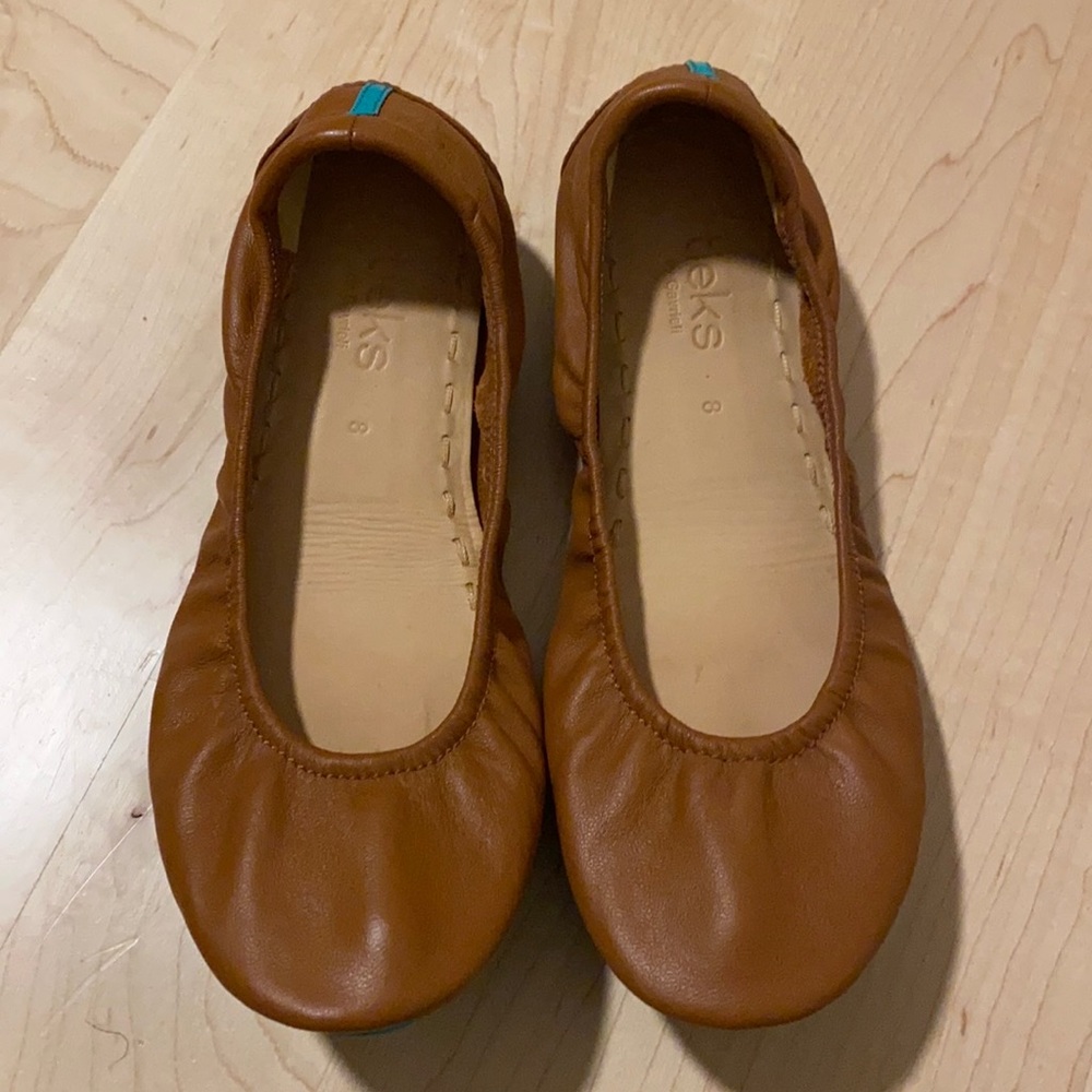 Tieks Chestnut size 8. Excellent condition